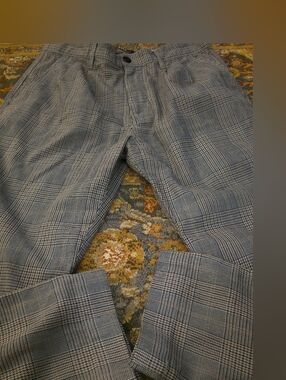 4/$67 Deal! Obey Tan Plaid Trousers